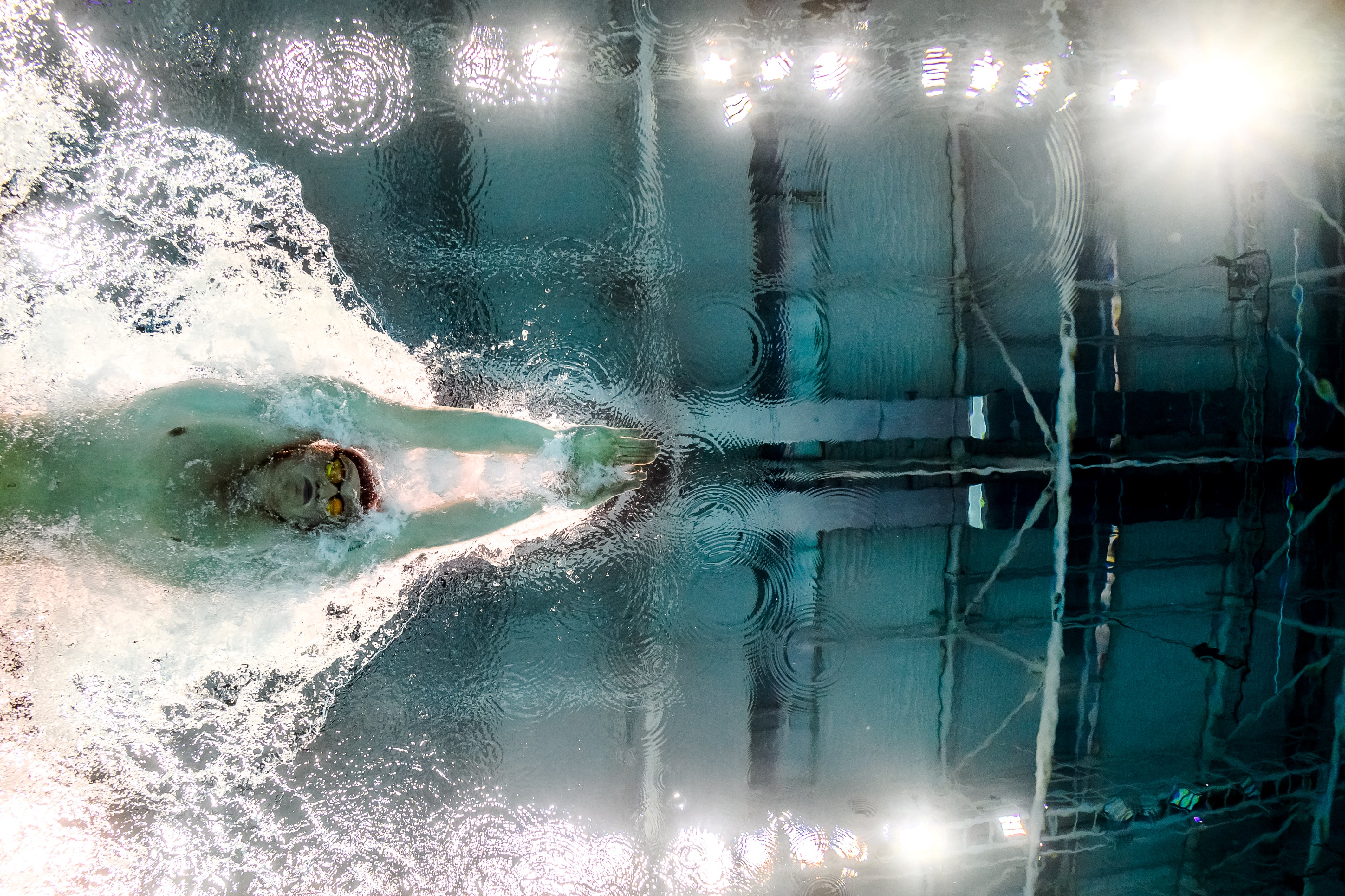 Adam Peaty a mellúszás döntőjében.