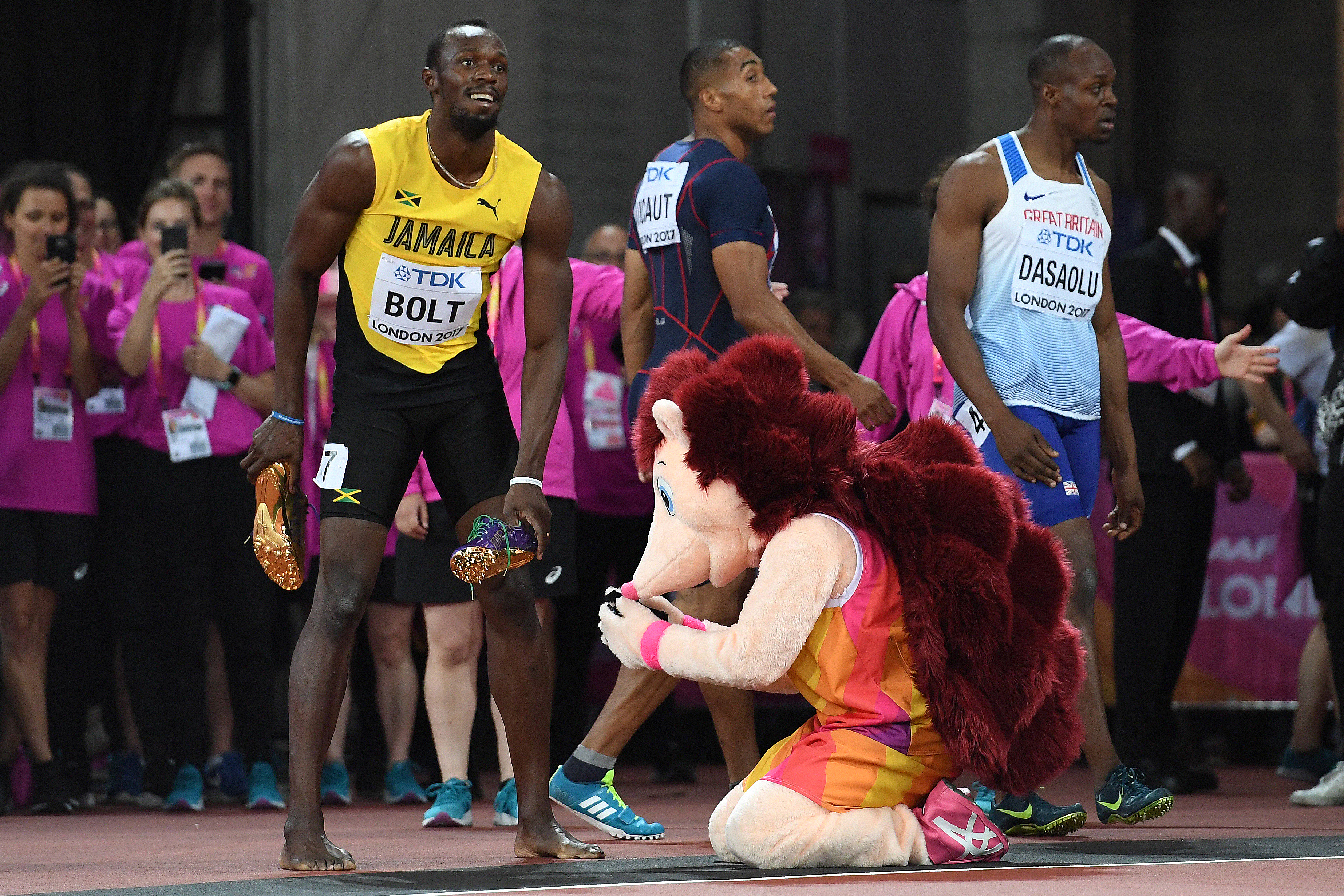 Usain Bolt utolsó világbajnokságán még elszórakoztatja a világot