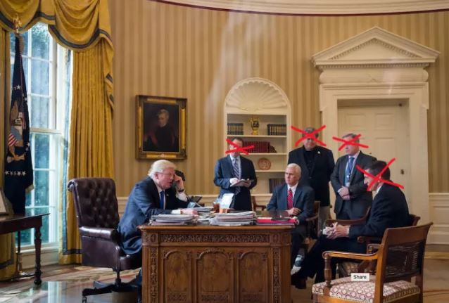 Egyetlen kép arról, mekkora a káosz Trump körül