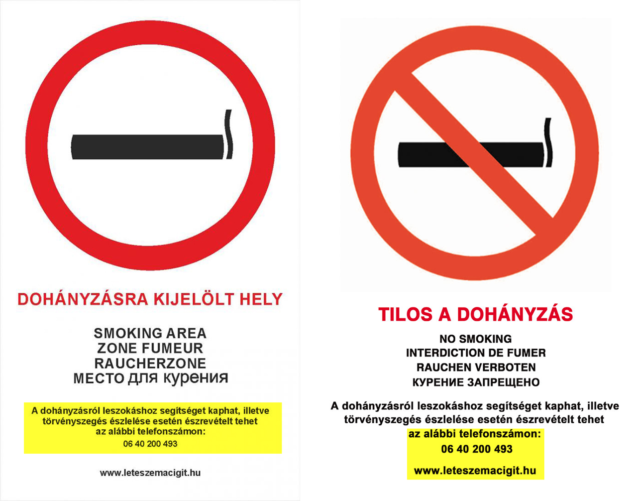 kötelező dohányzási kezelés)