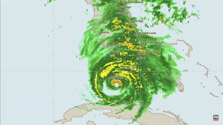Módosult egy kicsit az Irma várható útvonala, Tampa veszélyben