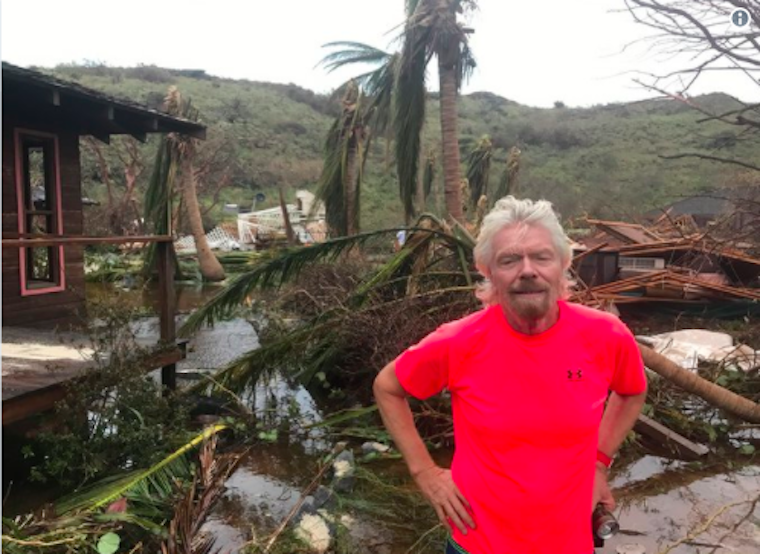 Egy kis káröröm: a milliárdos Branson szigetét is tönkretette az Irma hurrikán