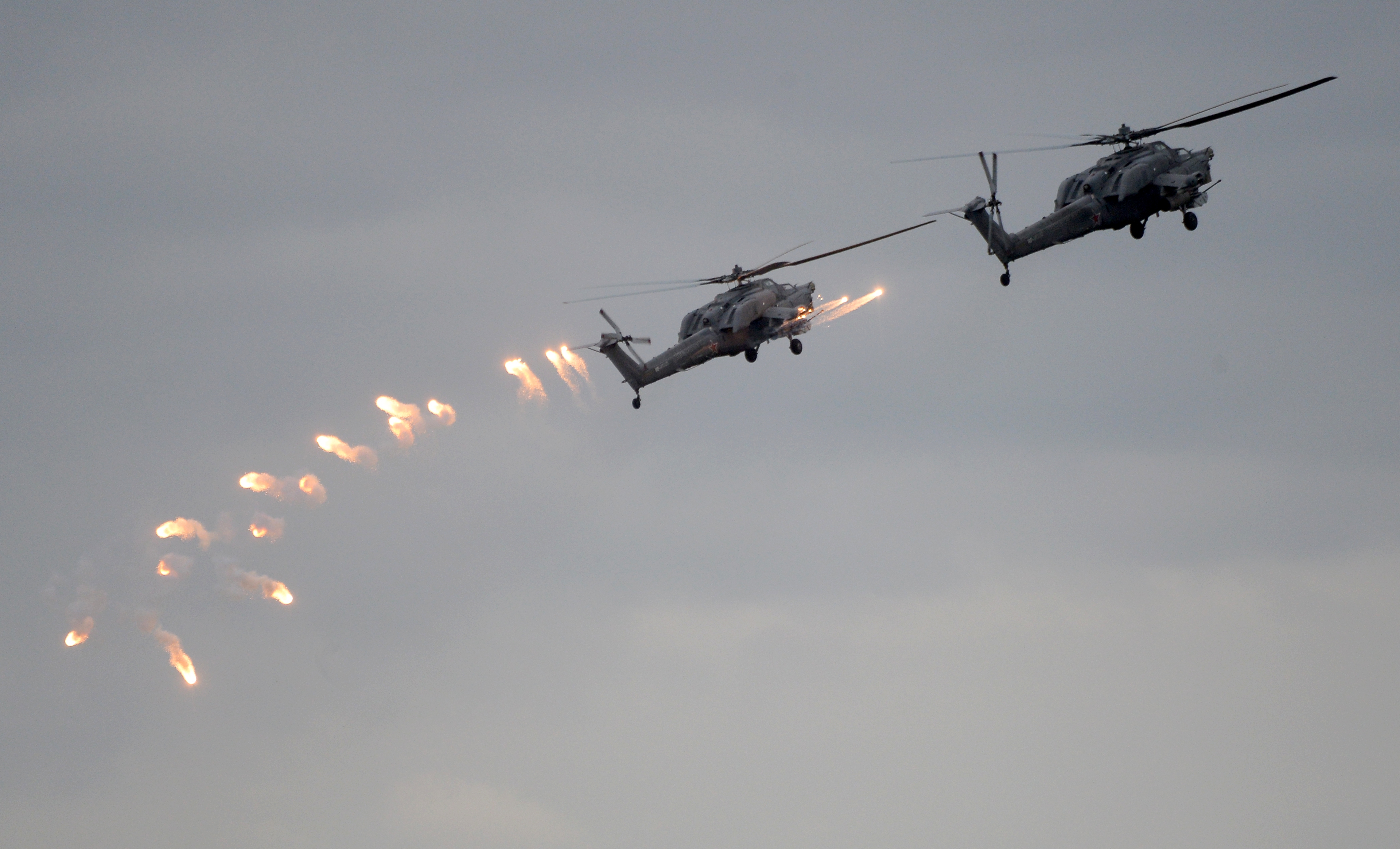Rakétát lőtt az újságírók közé egy orosz támadóhelikopter