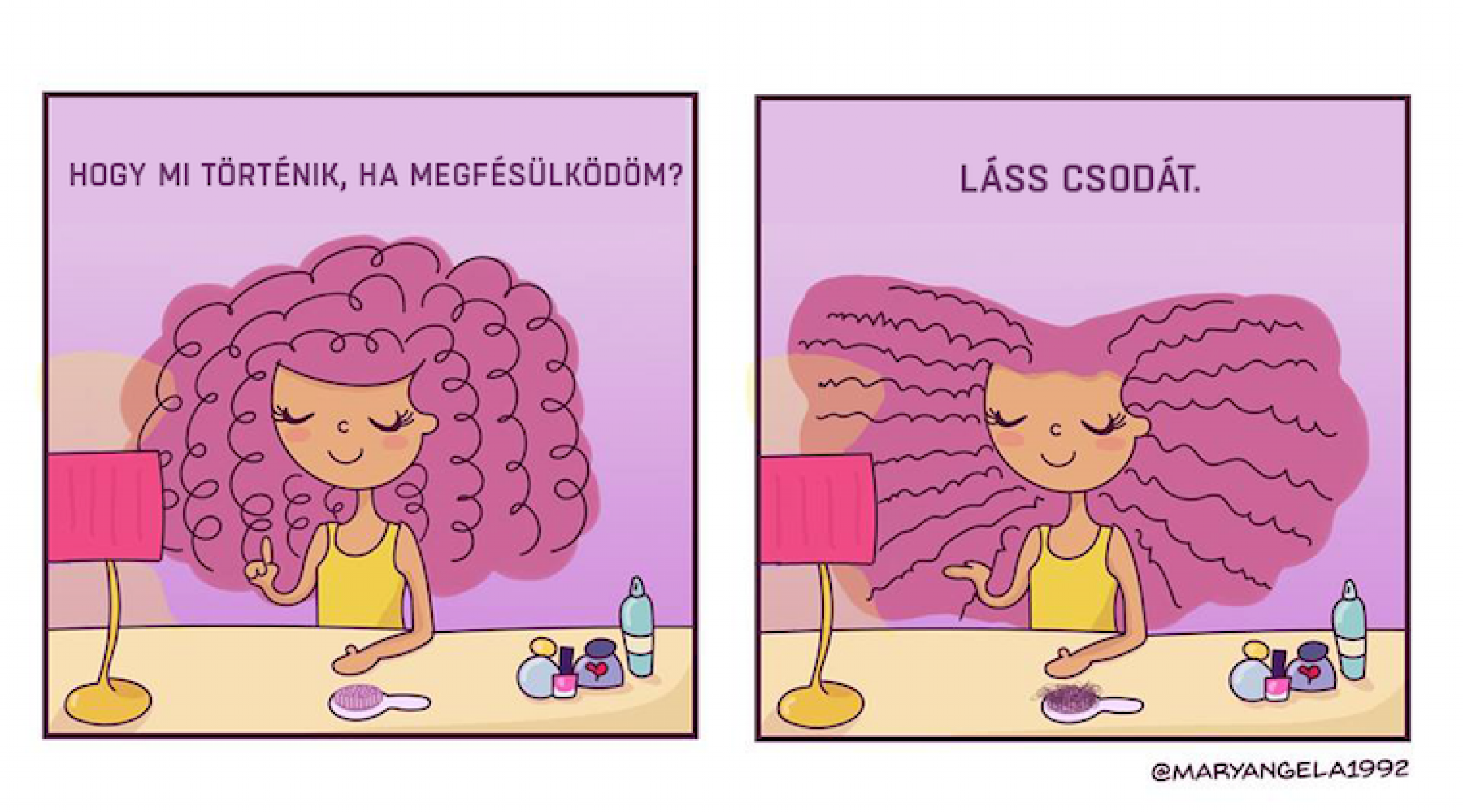 Кудряшка знает как себя развлечь