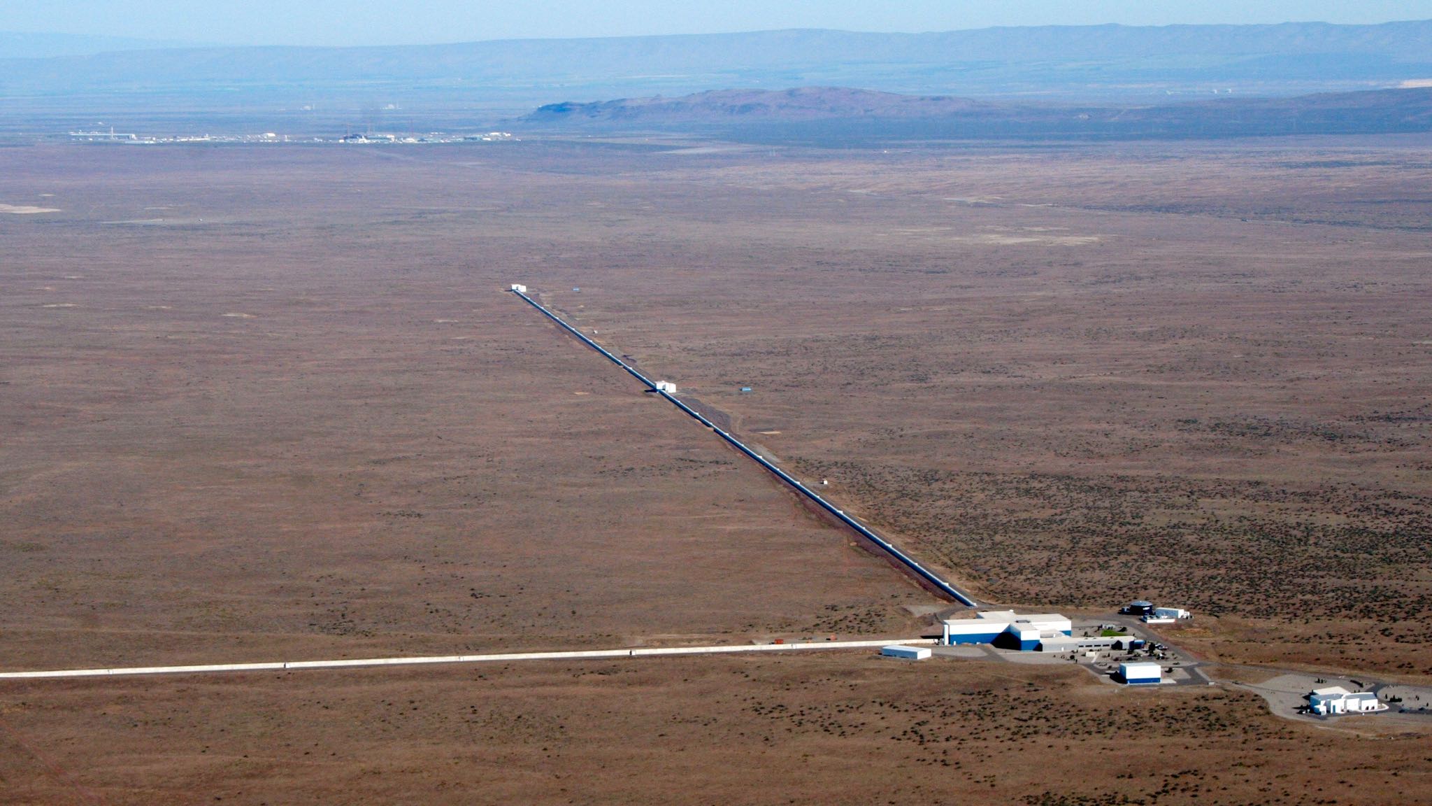 A LIGO Hanfordban (WA, USA) található állomása.