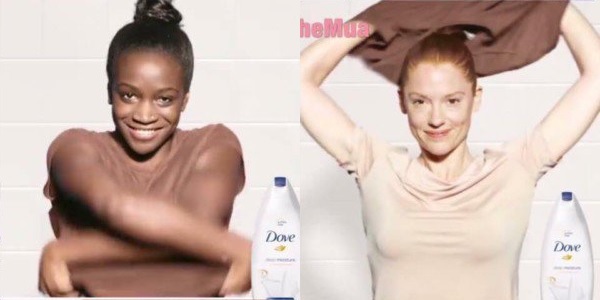 A Dove reklámja szerint olyan jó a szappan, hogy a fekete nőből fehéret, a fehérből meg ázsiait csinál