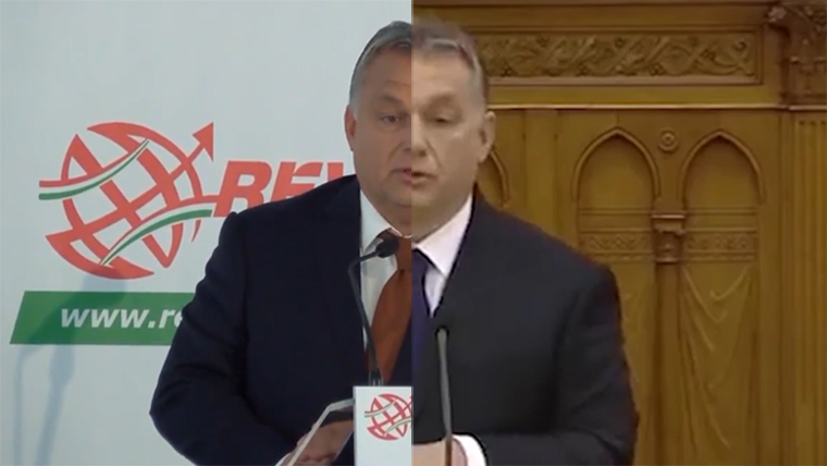 Már nem lehet megmondani, melyik az igazi Orbán, és melyik a Bödőcs-paródia