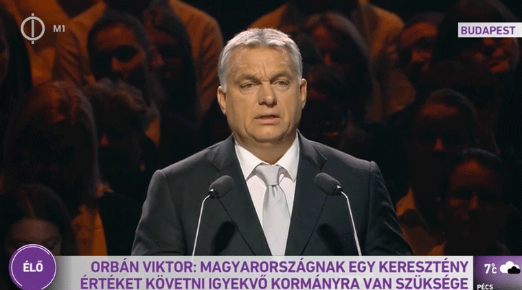 Orbán: Isten segítsége, hogy bár világerők ellen küzdünk, még mindig állunk a lábunkon