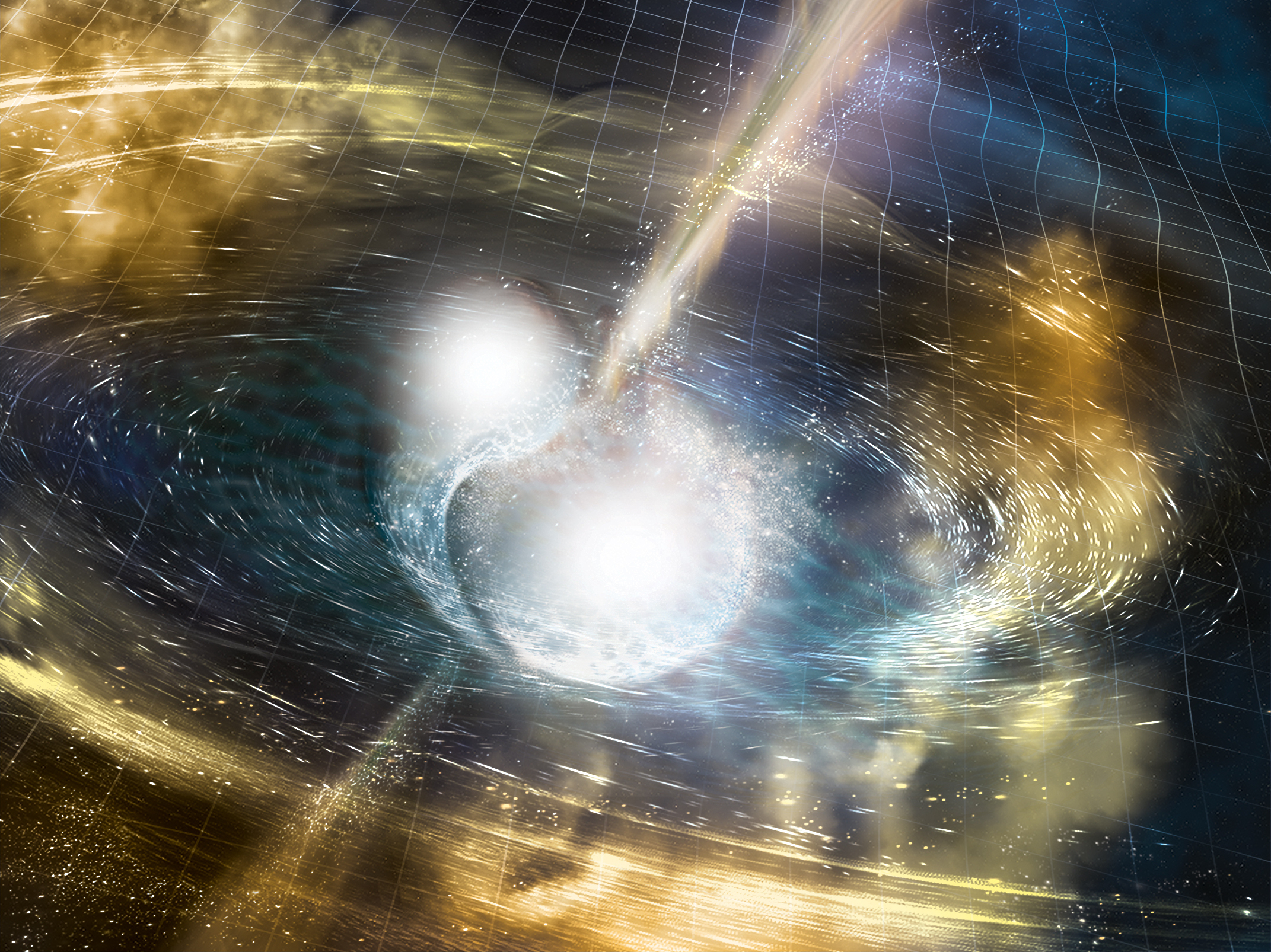 Kozmikus aranybánya: Gravitációshullám- és fényjelek egy ütköző neutroncsillag-párból