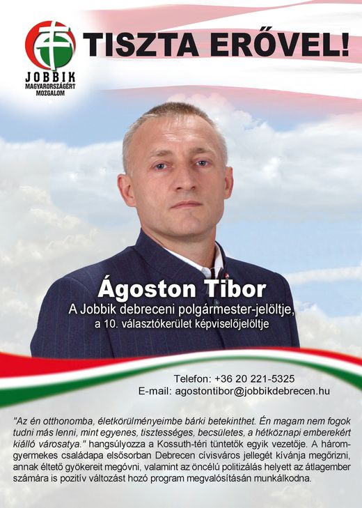 Ágoston Tibor kilépett a Jobbikból