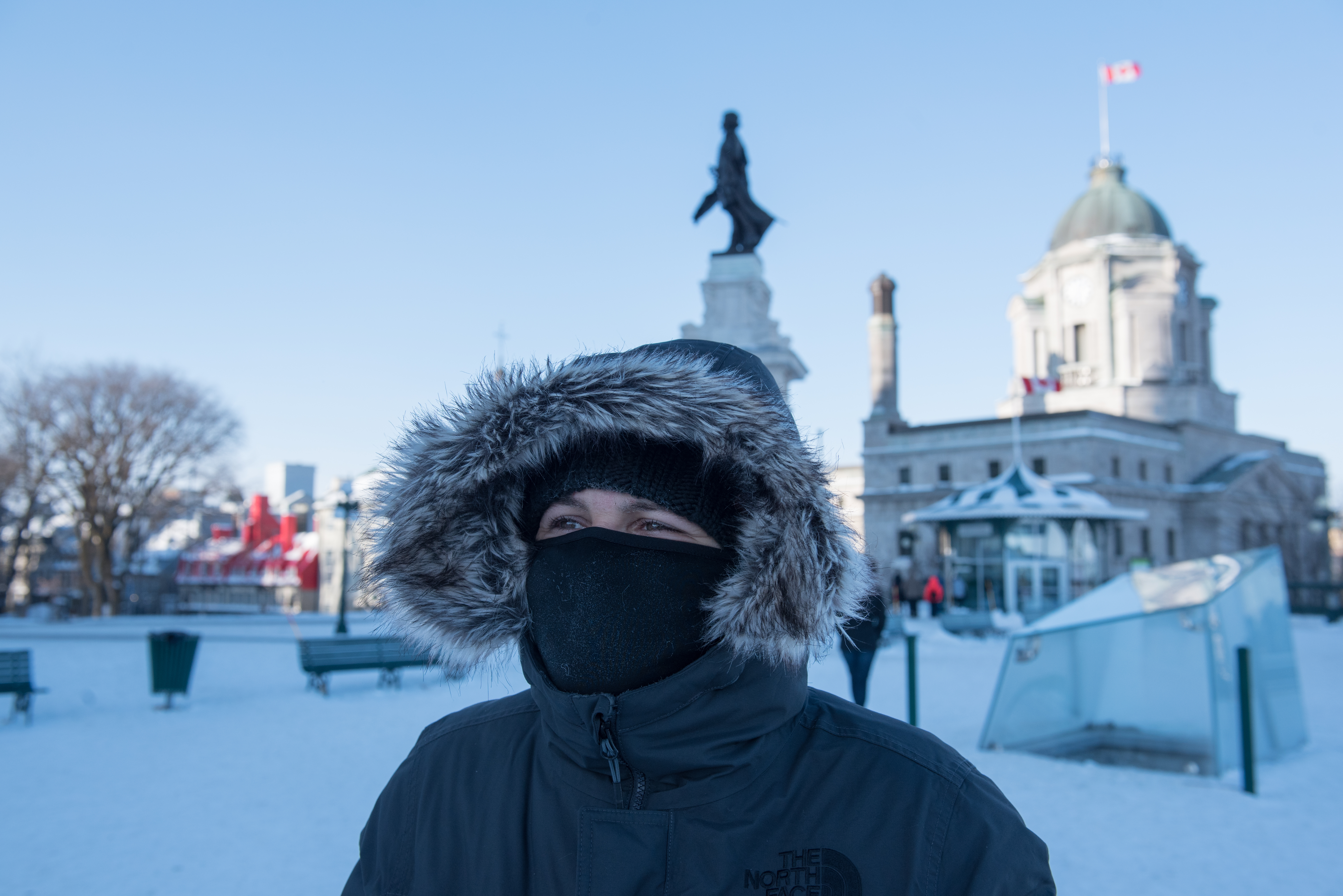 Olyan hideg van Kanadában, hogy az már a helyieknek is sok