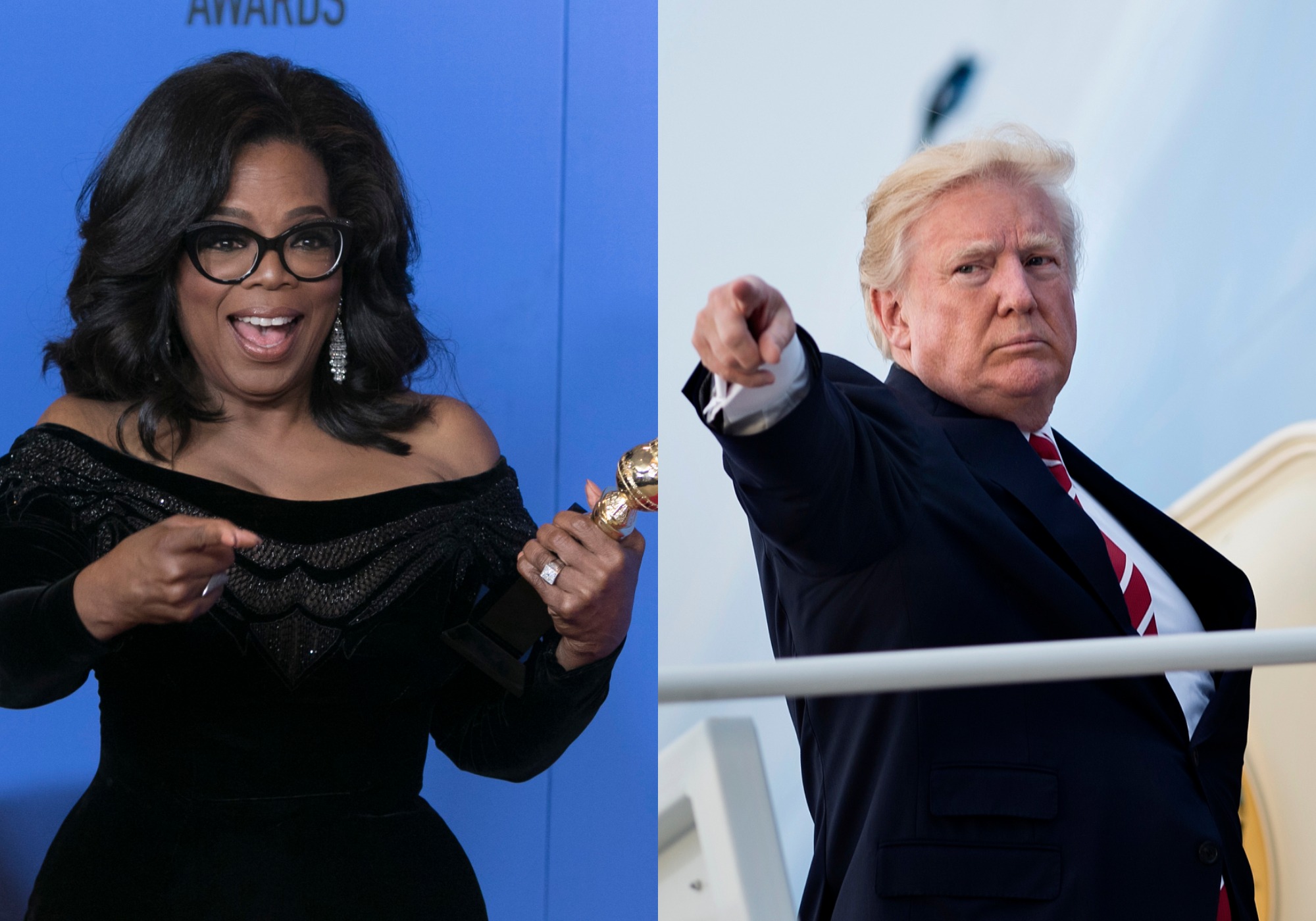 Trump: legyőzném Oprah-t az elnökválasztáson