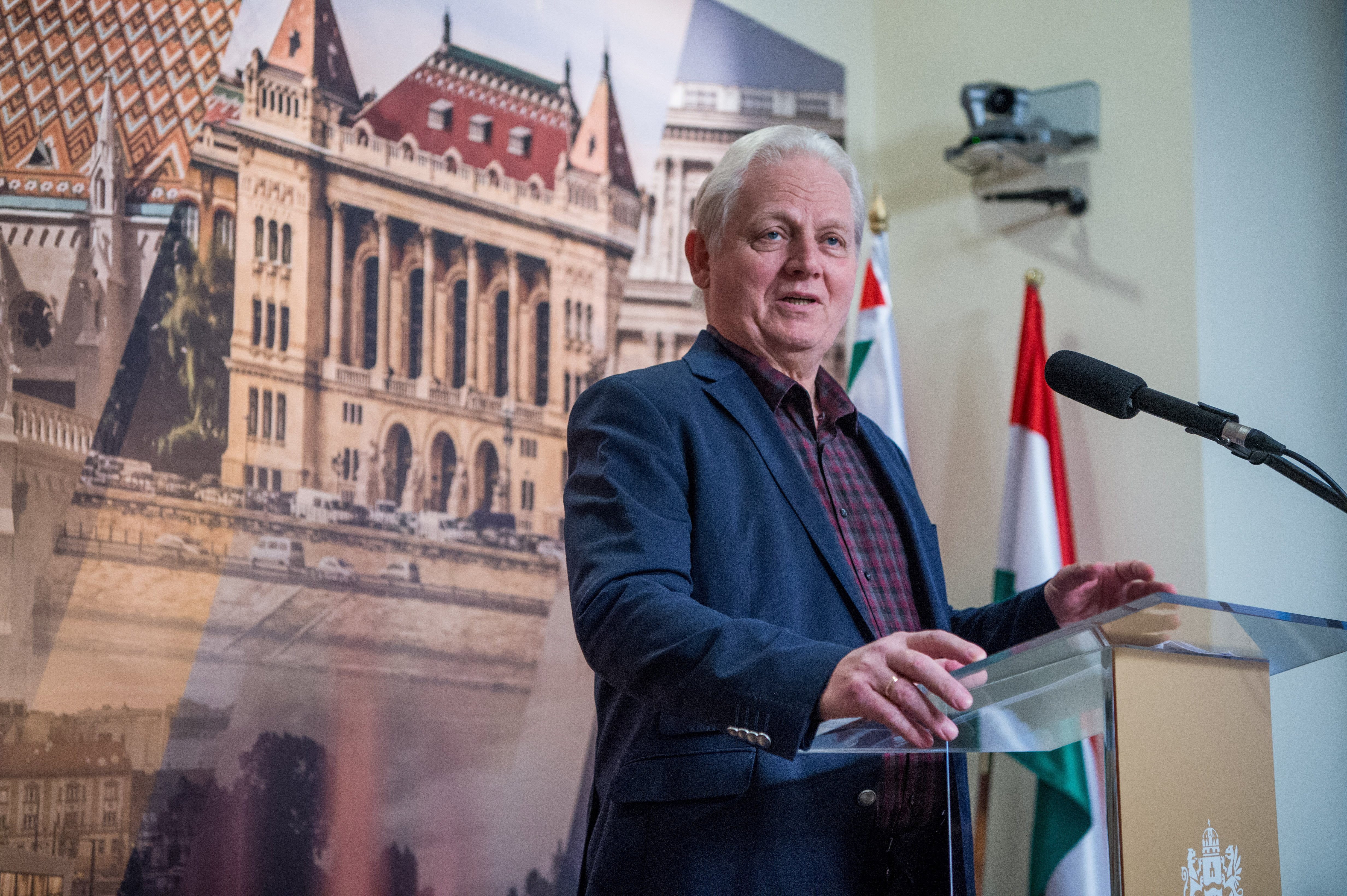 Tarlós István fõpolgármester rendkívüli sajtótájékoztatót tart a Városházán 2018. január 30-án