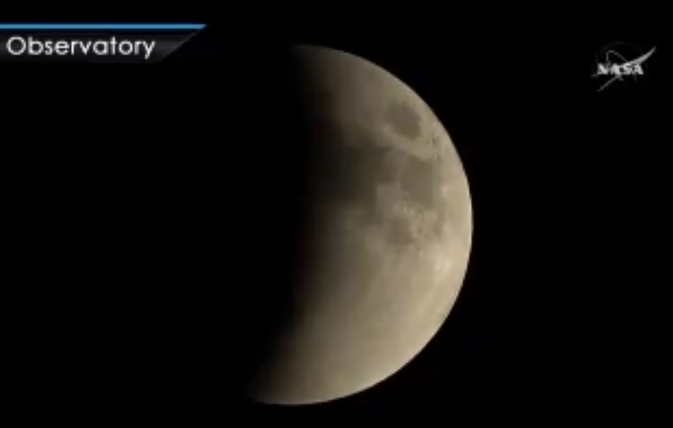 Most, most, most! A NASA élőben közvetíti a teljes holdfogyatkozást!