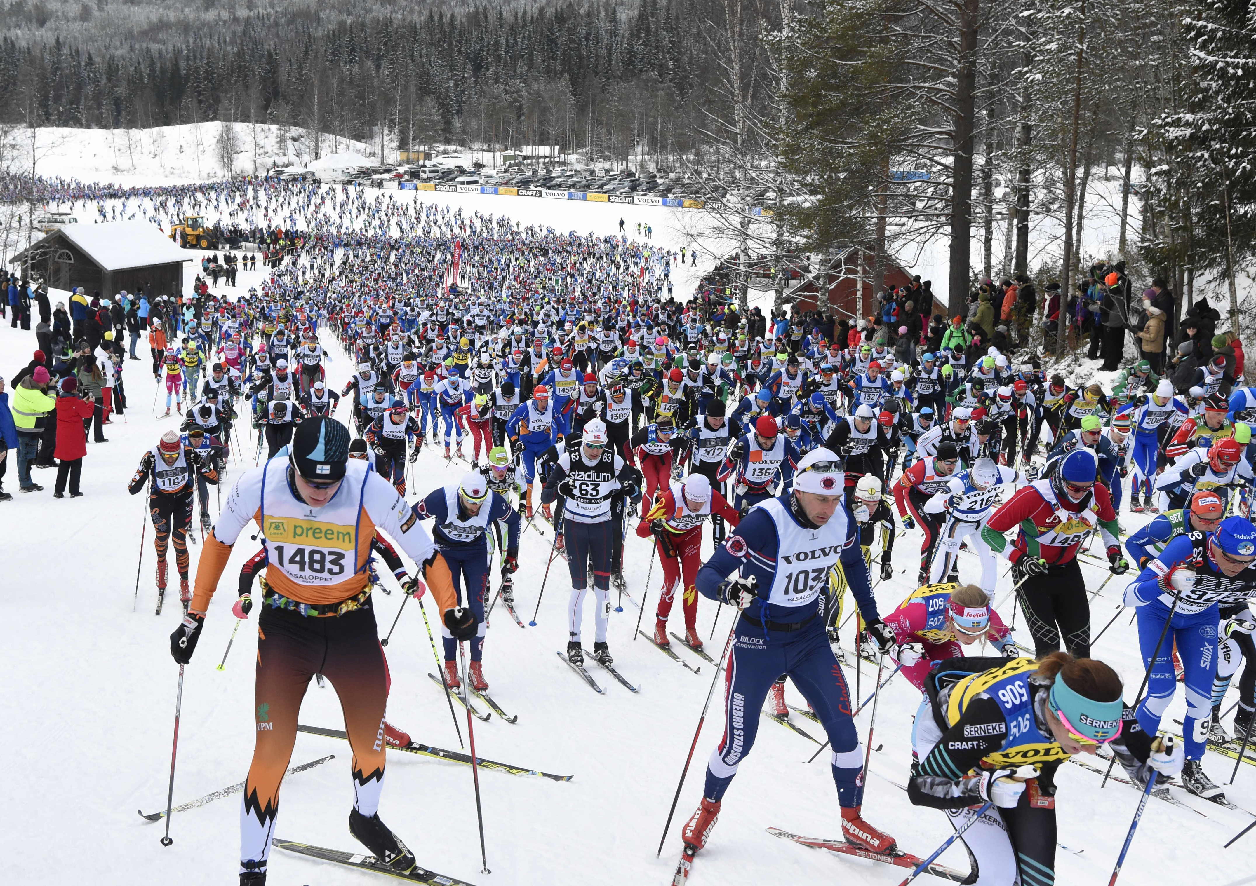 Meglepődtek a síverseny szervezői Svédországban: sok hó esett