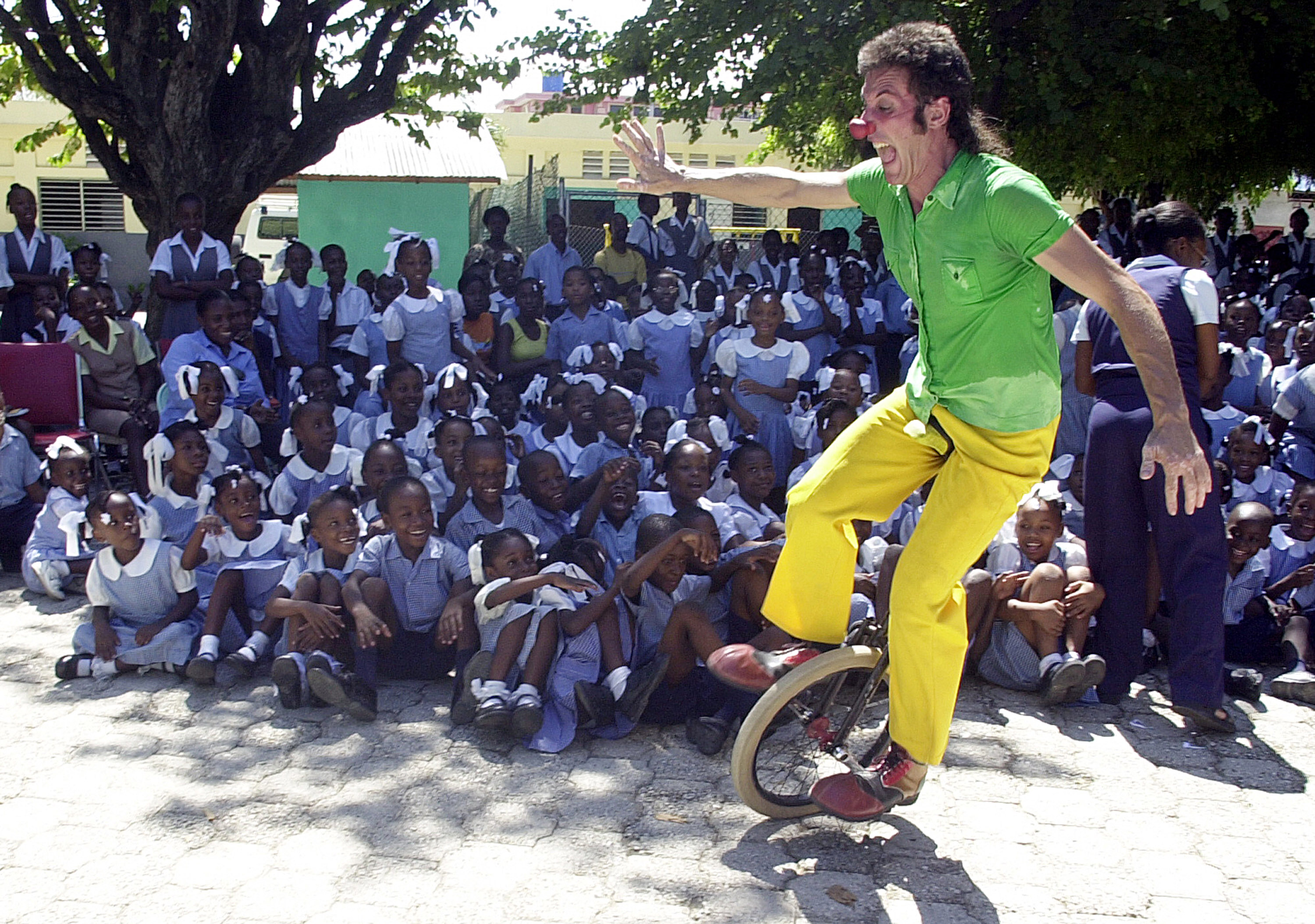 Iskolai egyensúlylecke Haitin