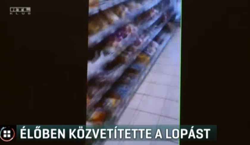 A Facebookon élőben közvetítette egy mezőkövesdi fiatal, ahogy csokikat lop a boltból