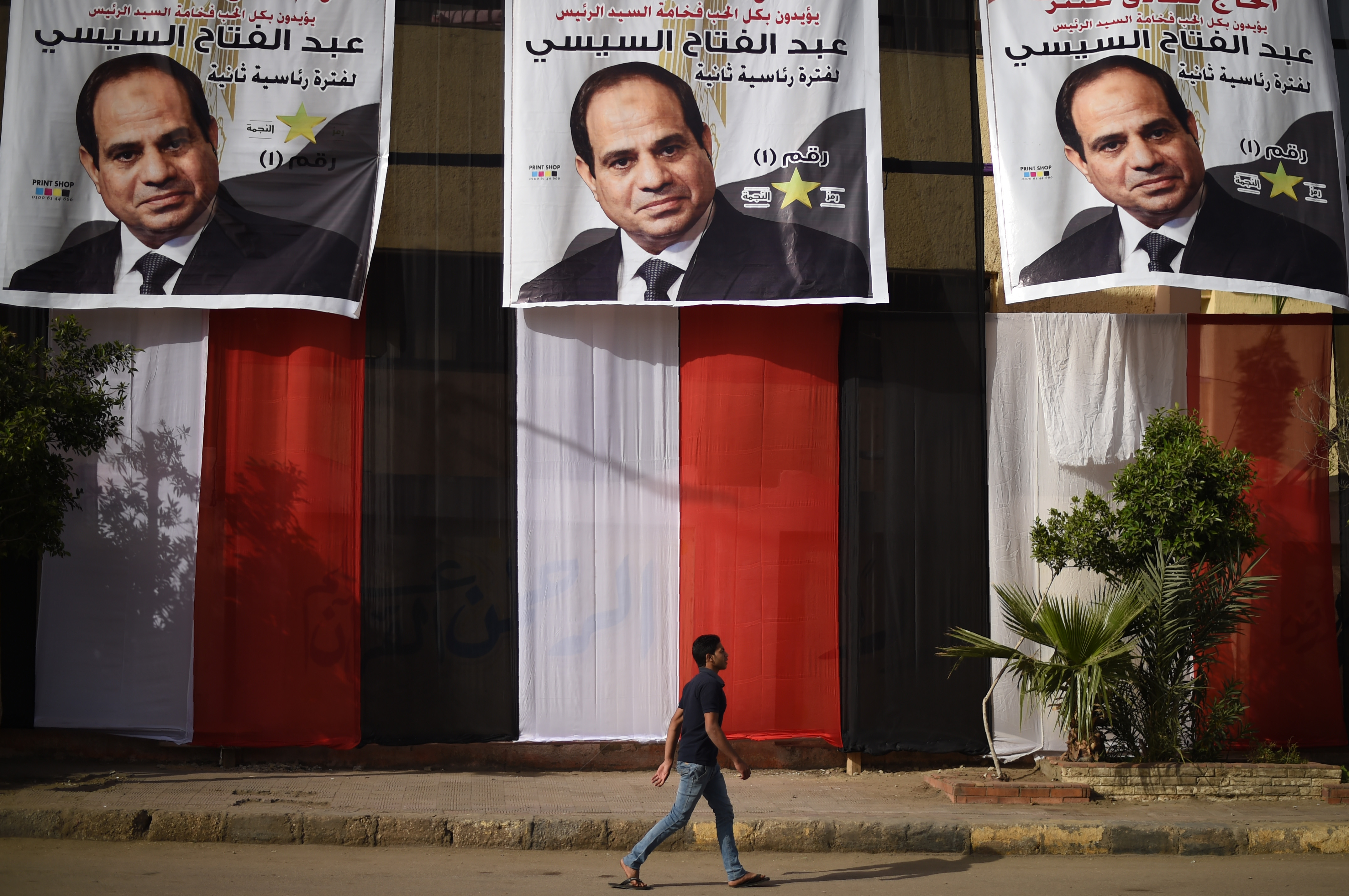 Miután az egyiptomi elnök minden ellenfelét ellehetetlenítette vagy megfélemlítette, 97 százalékos eredményt ért el a választáson