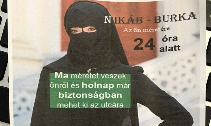 Egy szórólap szerint már a Fidesz bukásának másnapján burkabolt nyílhat a II. kerületben!