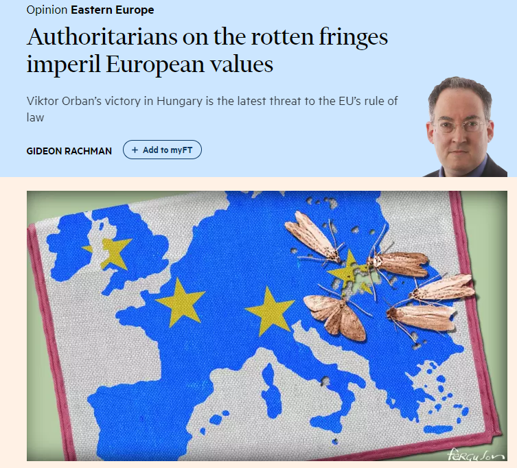 Európa rothadozó széleként írnak rólunk a Financial Timesban