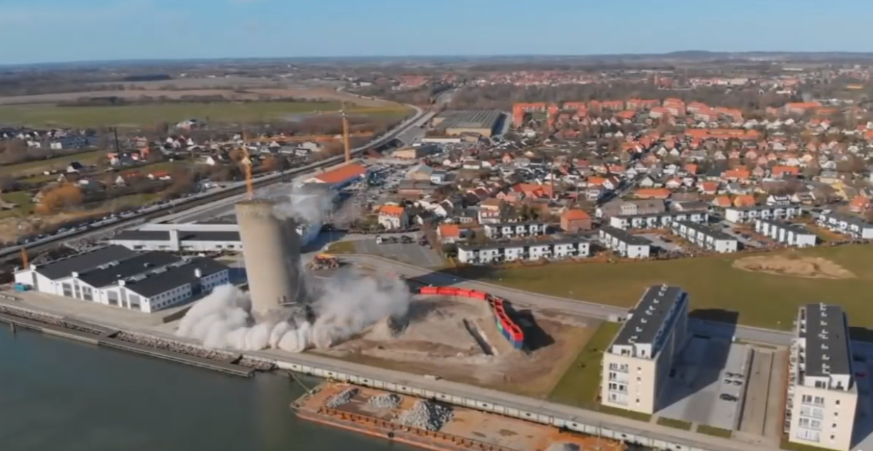 Rossz irányba dőlt el a felrobbantott siló Dániában