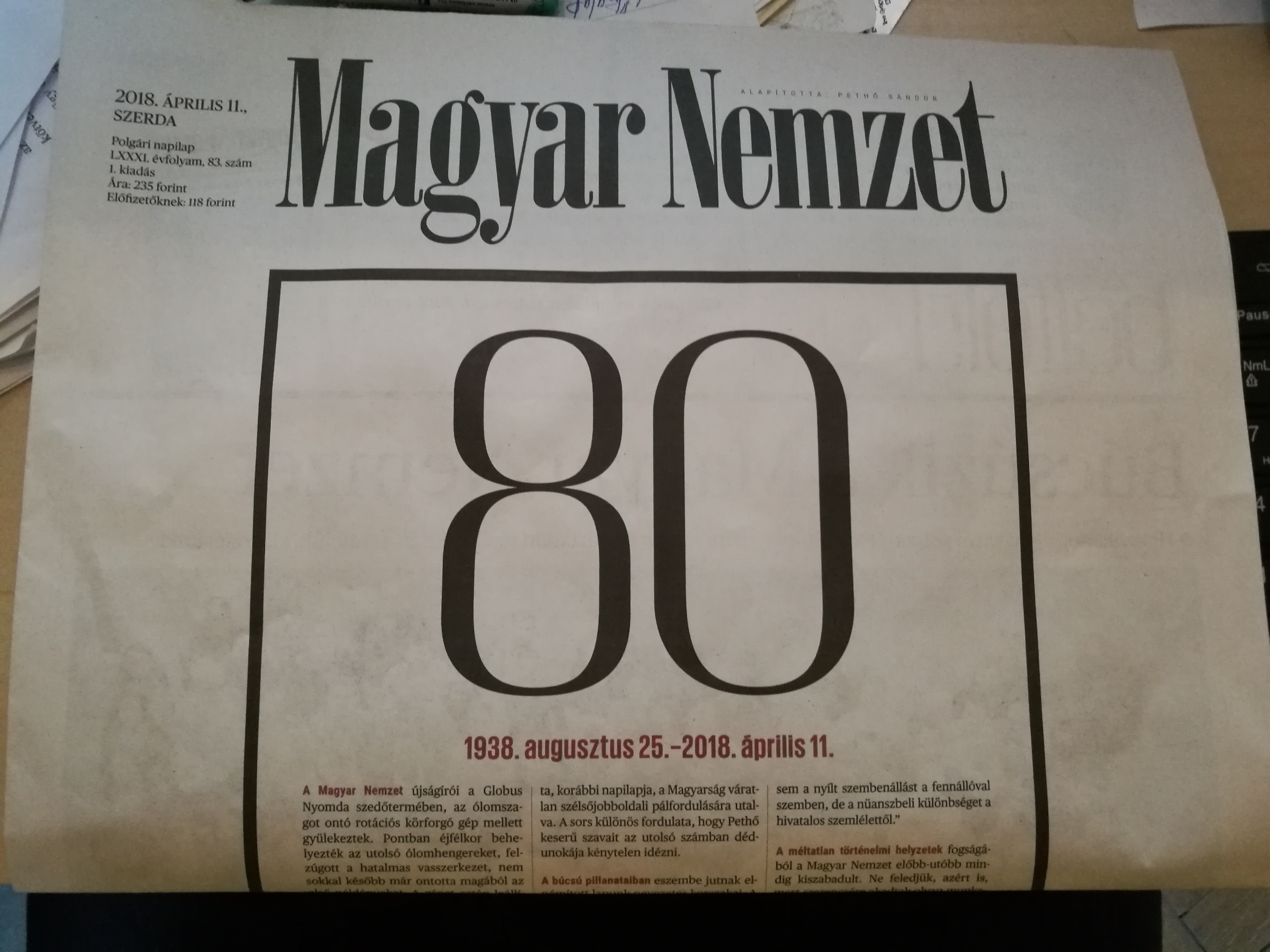 A nyilasok és a szovjetek után most a harmadik fideszes kétharmad némítja el a Magyar Nemzetet