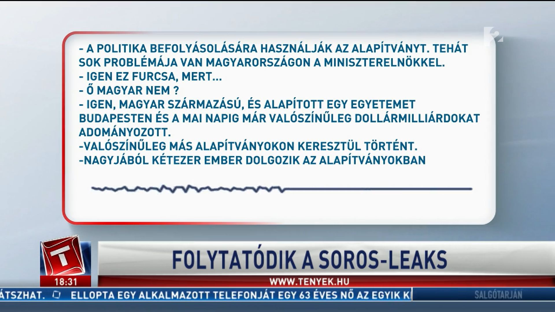 SorosLeaks a TV2-n