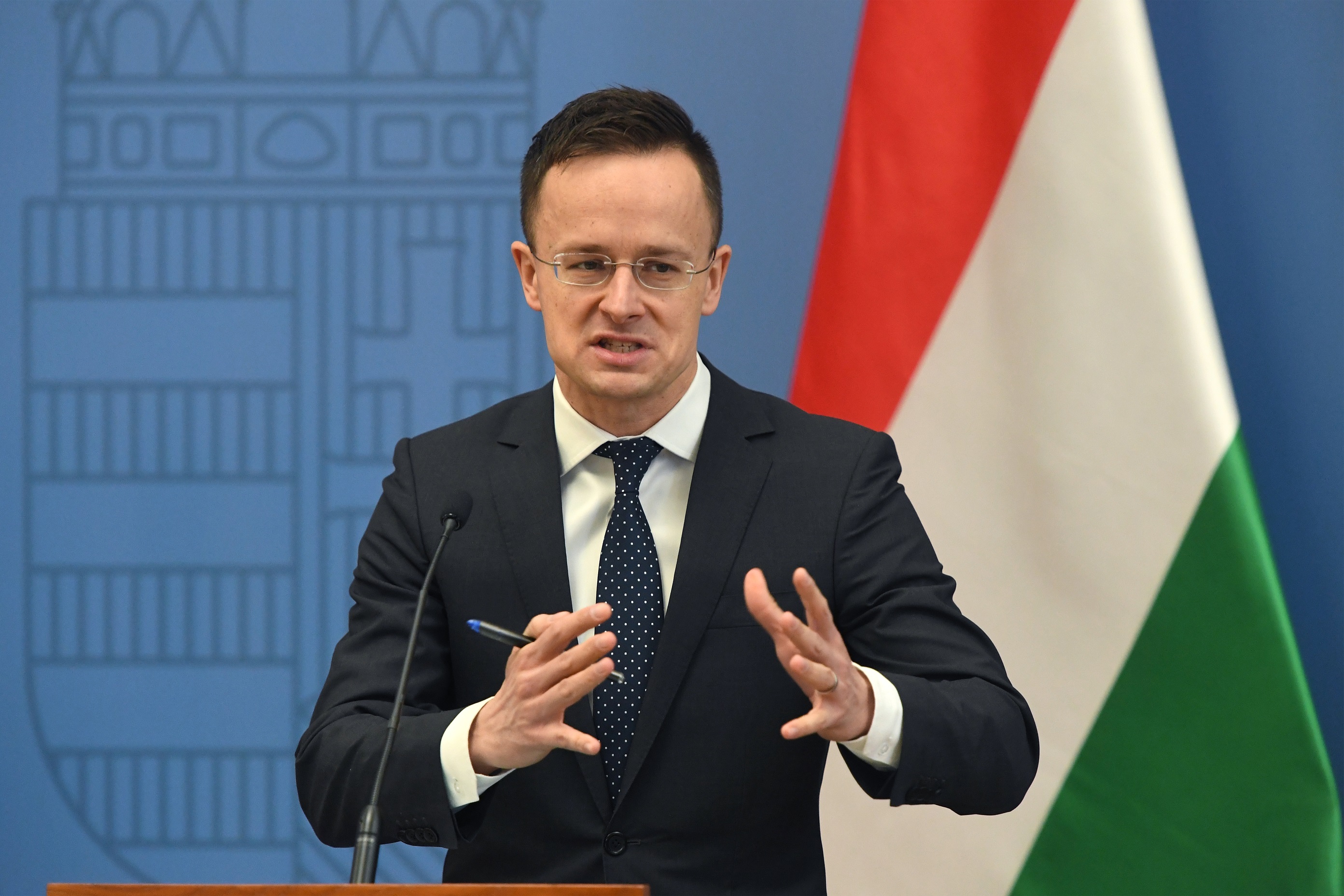 Szijjártó Péter a Külgazdasági és Külügyminisztériumban 2018. március 2-án.
