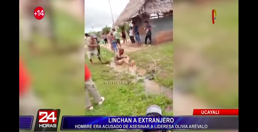 A romlatlan perui bennszülöttek videóra vették és kiposztolták, ahogy meglincselnek egy kanadai férfit
