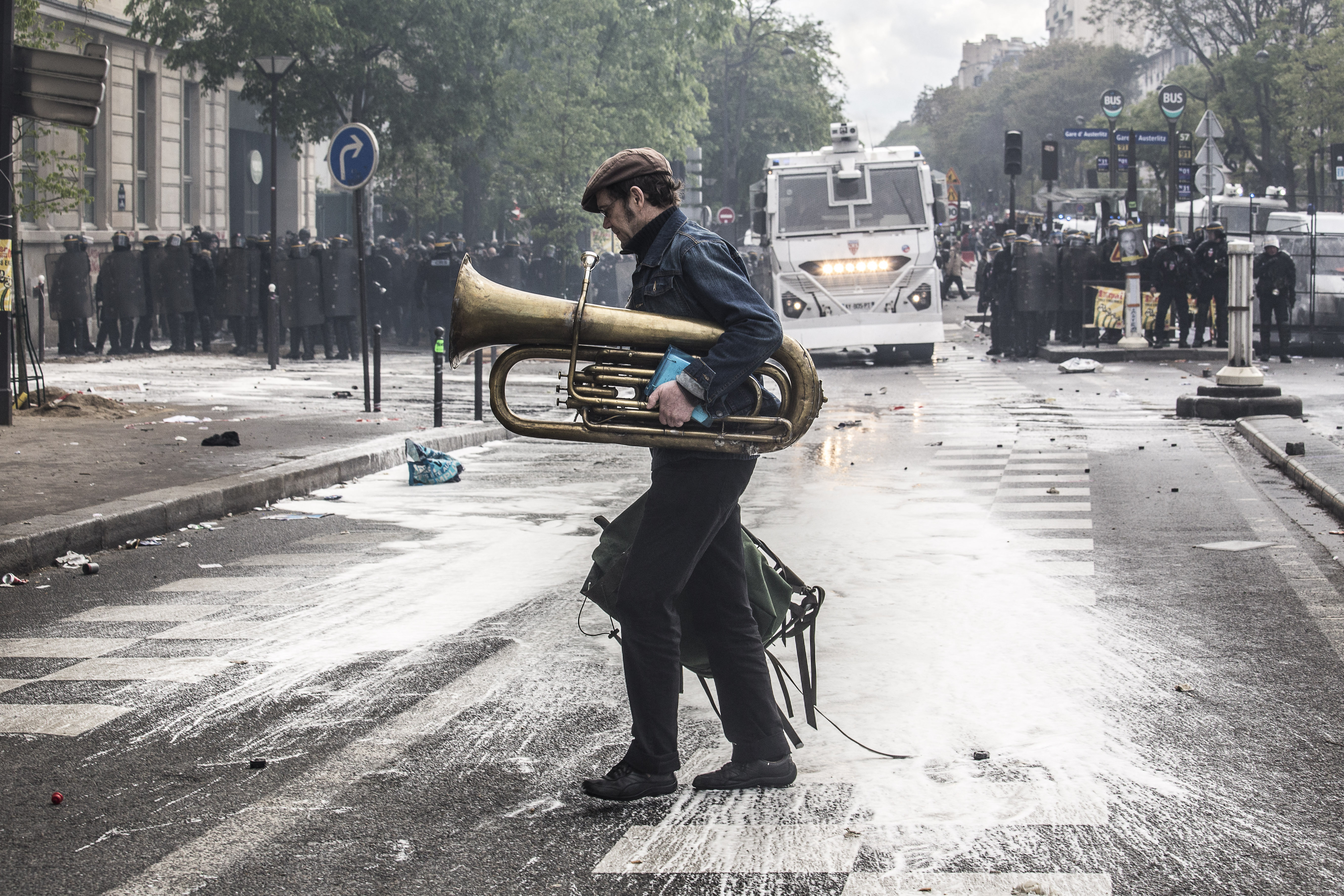 209 zavargót vettek őrizetbe Párizsban május 1-én