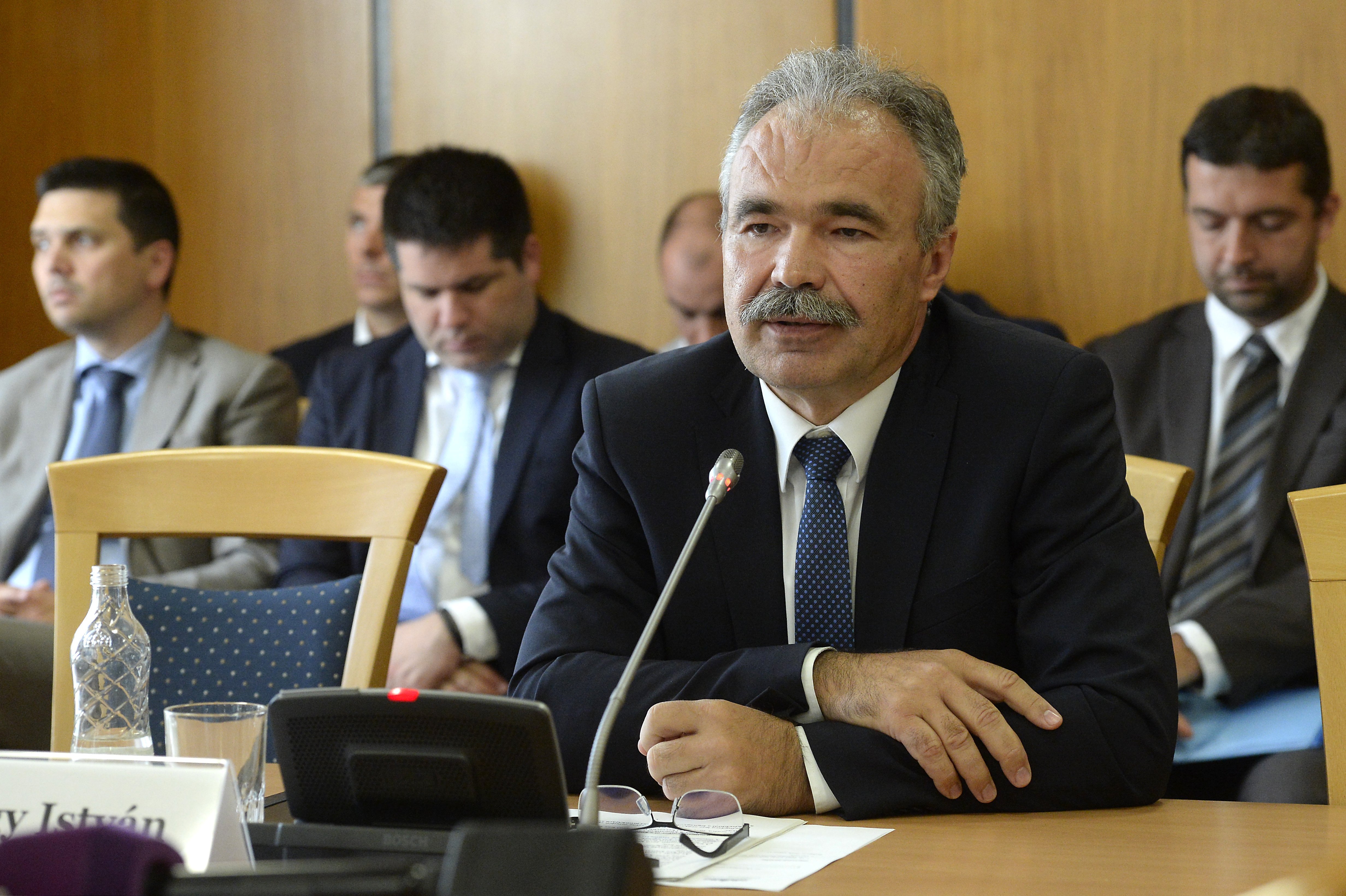 Nagy István agrárminiszter-jelölt (k) a kinevezése előtti meghallgatásán az Országgyűlés mezőgazdasági bizottságának ülésén az Országgyűlés Irodaházában 2018. május 14-én.