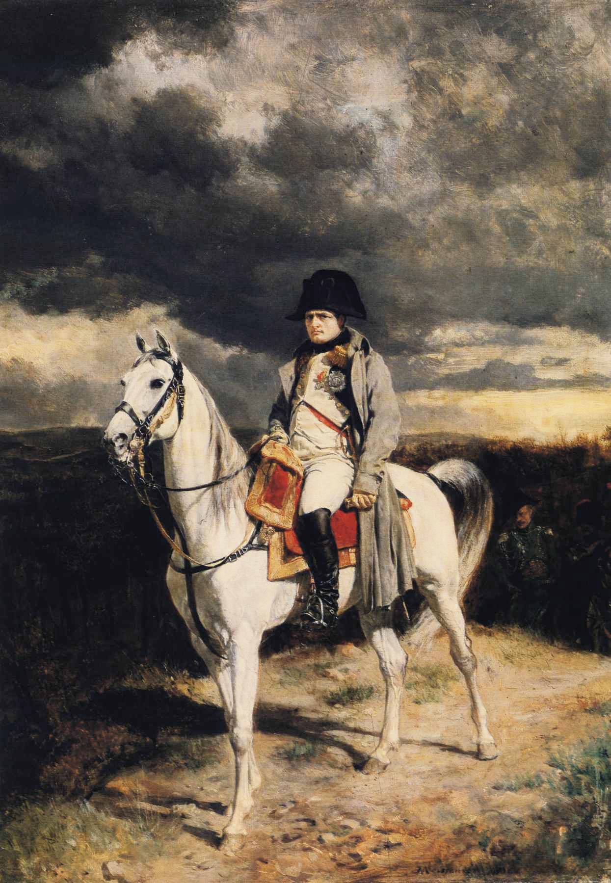 Napoleon és arab szürkéje