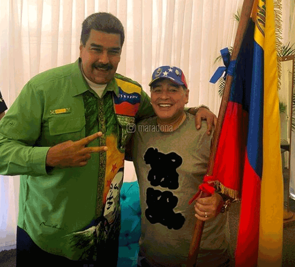 Maradona egy fehérorosz fociklubhoz szegődött, aztán gratulált a venezuelai Maduro cinkesnek tűnő választási sikeréhez