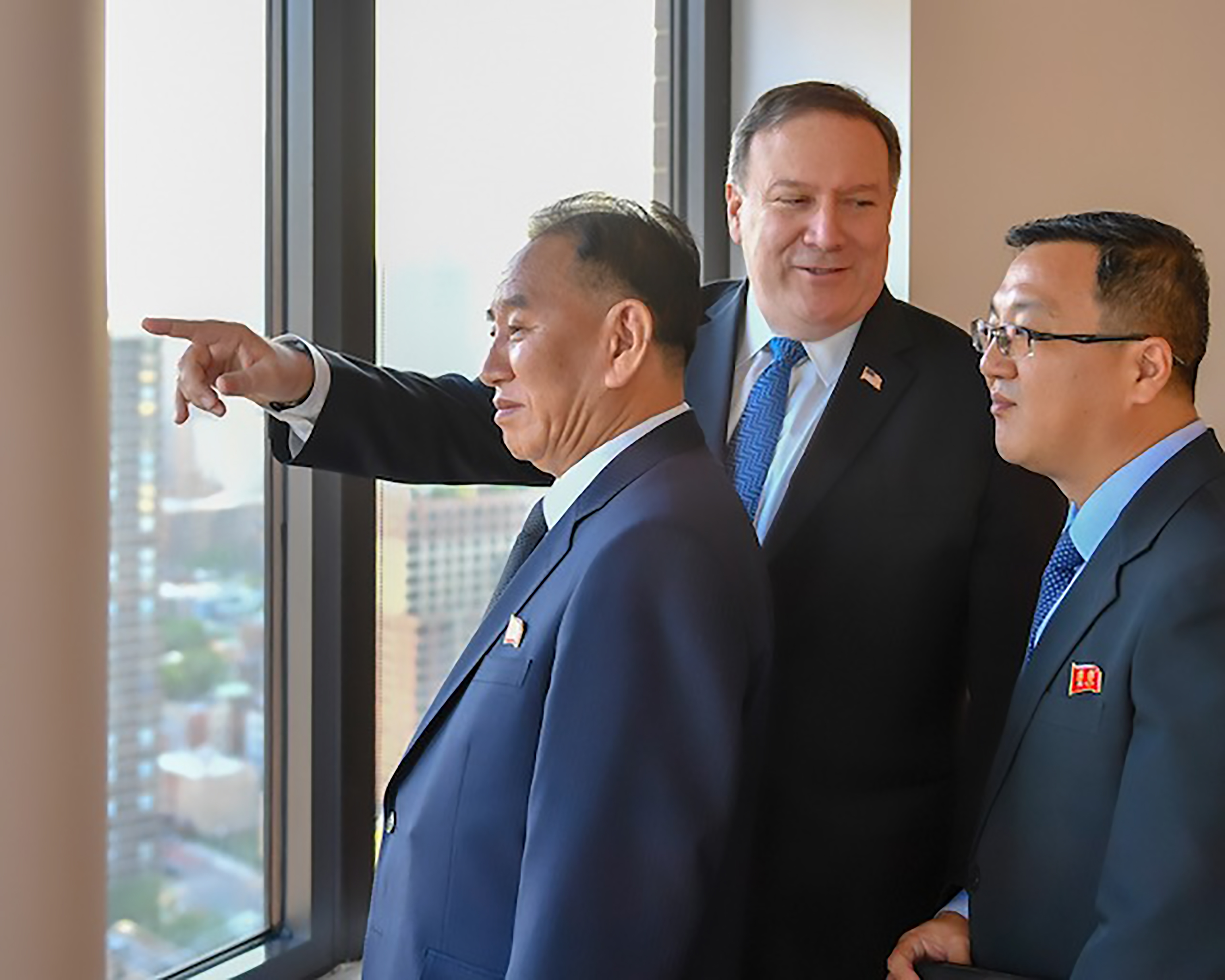 Mike Pompeo külügyminiszter New York-ban fogadta Kim Dzsongun legfőbb bizalmasát