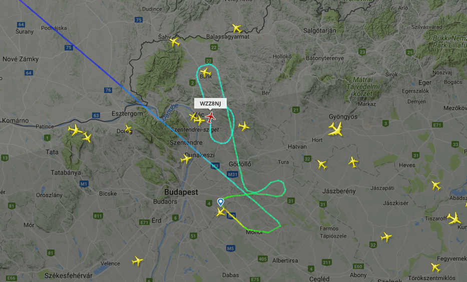 A Brüsszelből érkező gép elsőre inkább le se szállt Budapesten