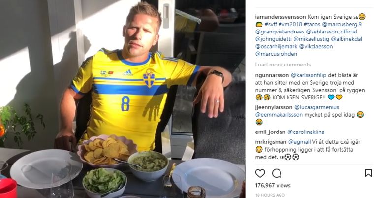 Anders "Taco" Svensson nem eszik több mexikóit, ha Mexikó ma kiejti a svédeket