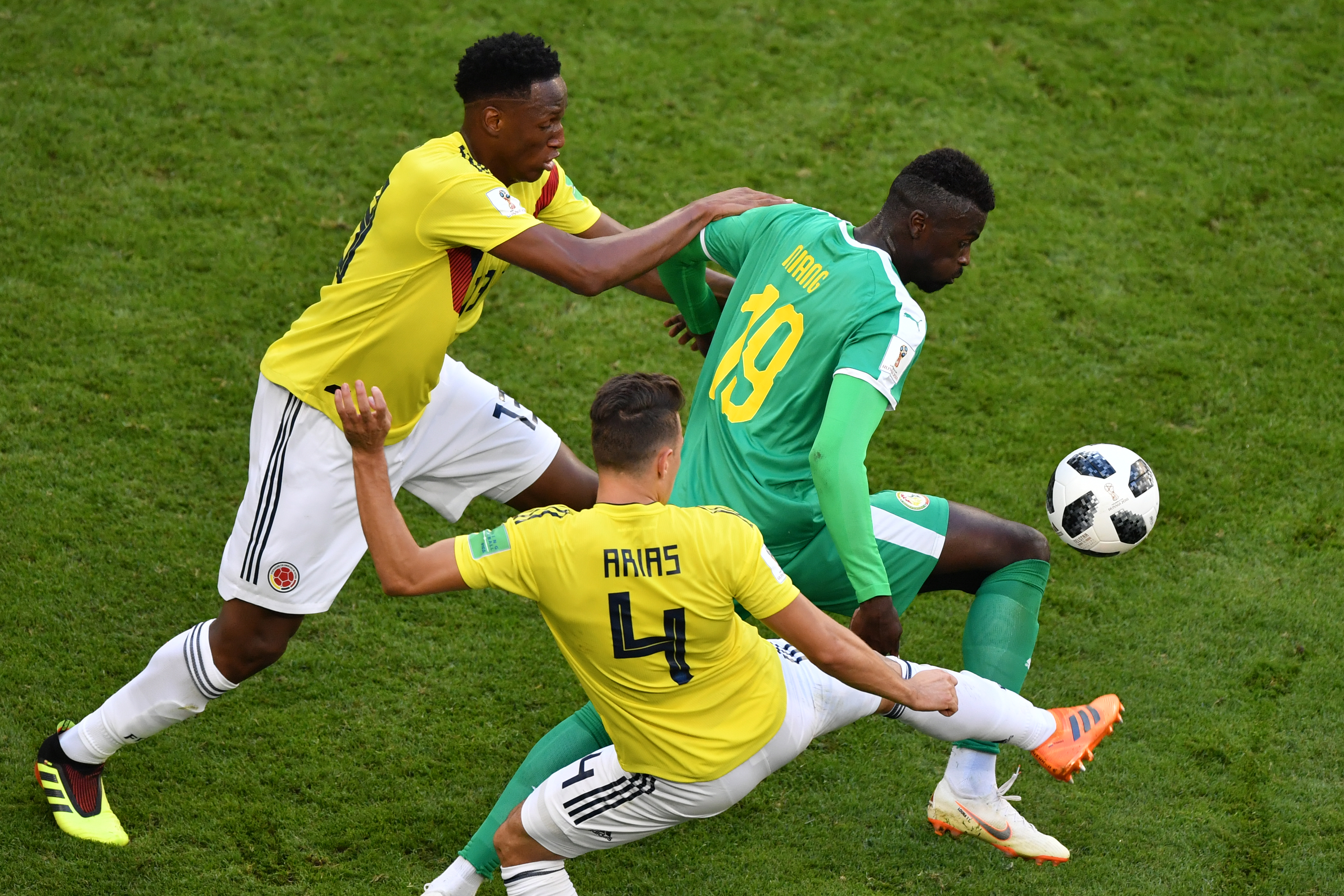 Félidőben Szenegál tartja a 0-0-t és továbbjutásra áll Kolumbia ellen