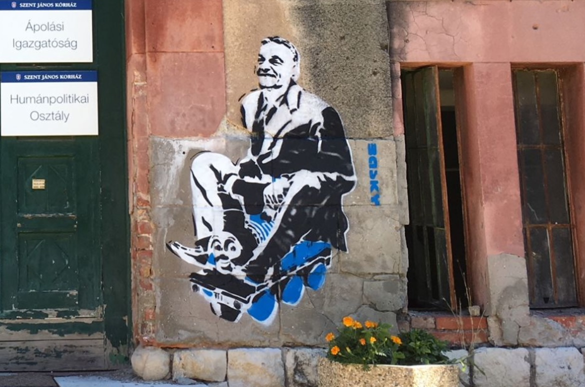 A János kórháznak nem volt elég informatív az Orbán-graffiti