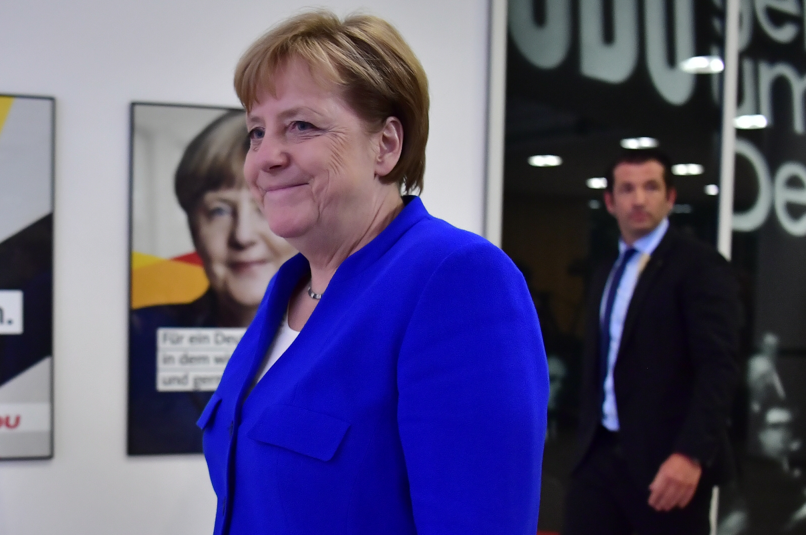 Merkel a tárgyalás után