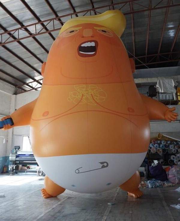 Trump londoni látogatása alatt egy csecsemő-Trump–légballon lehet majd a város egén
