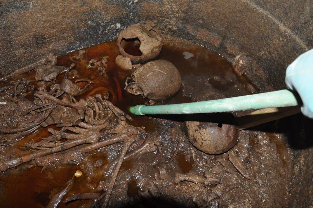 Gusztustalan csontvázlevest rejtett a titokzatos gránitszarkofág Egyiptomban