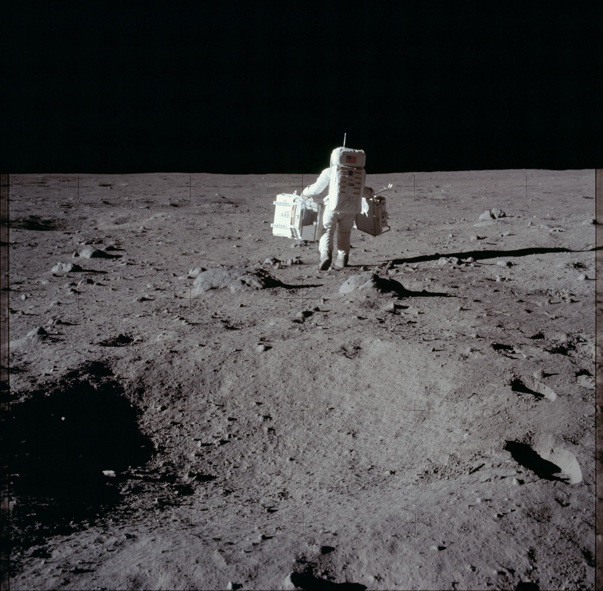 Holdséta az 1972-ben lezárult Apolló-program idején
