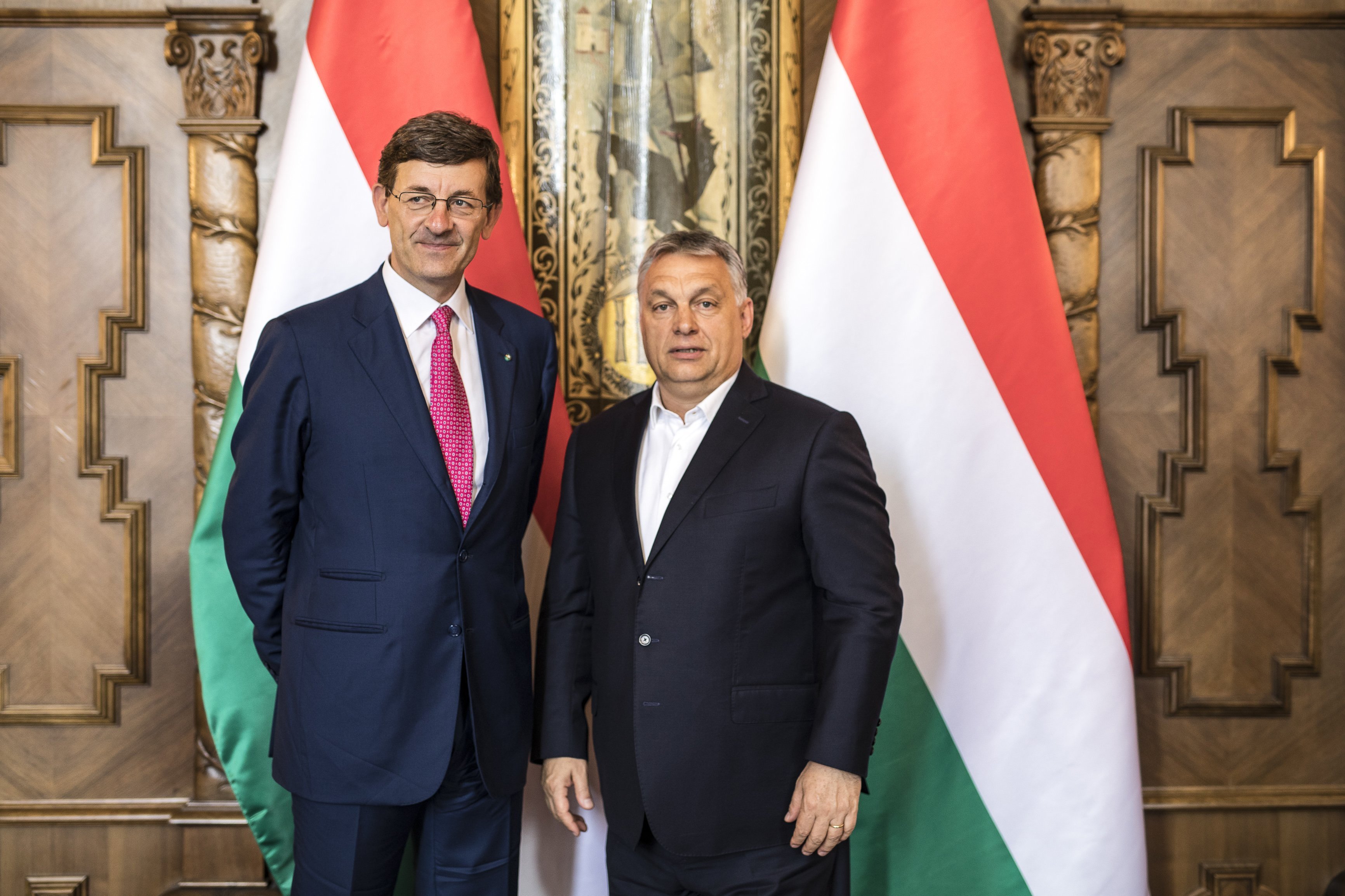 Orbán fogadta a Vodafone leköszönő vezérigazgatóját