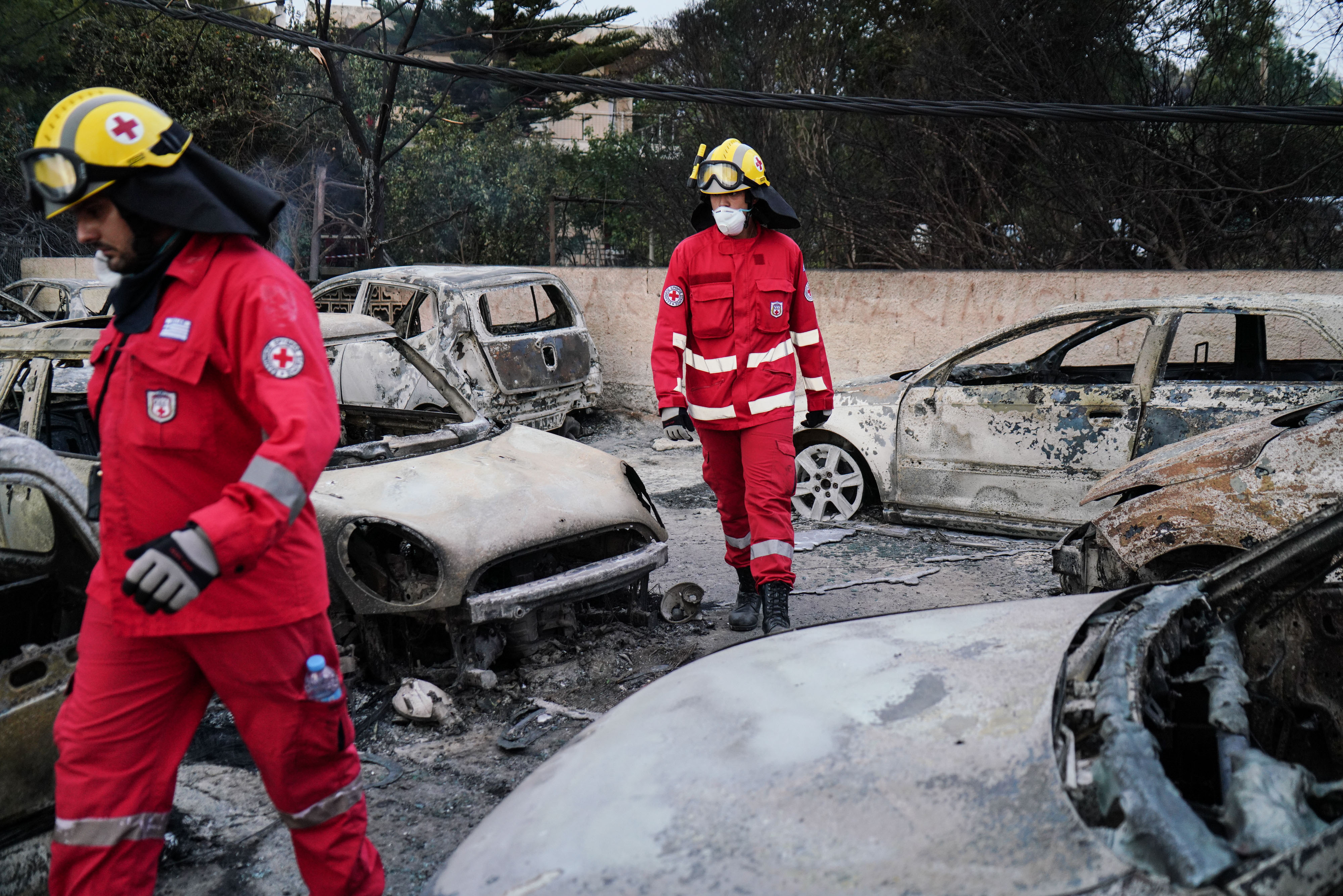 Mindent felemésztett a tűzvész a görög üdülőtelepen