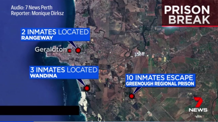 Mind a tíz szökött fegyencet elfogták Nyugat-Ausztráliában