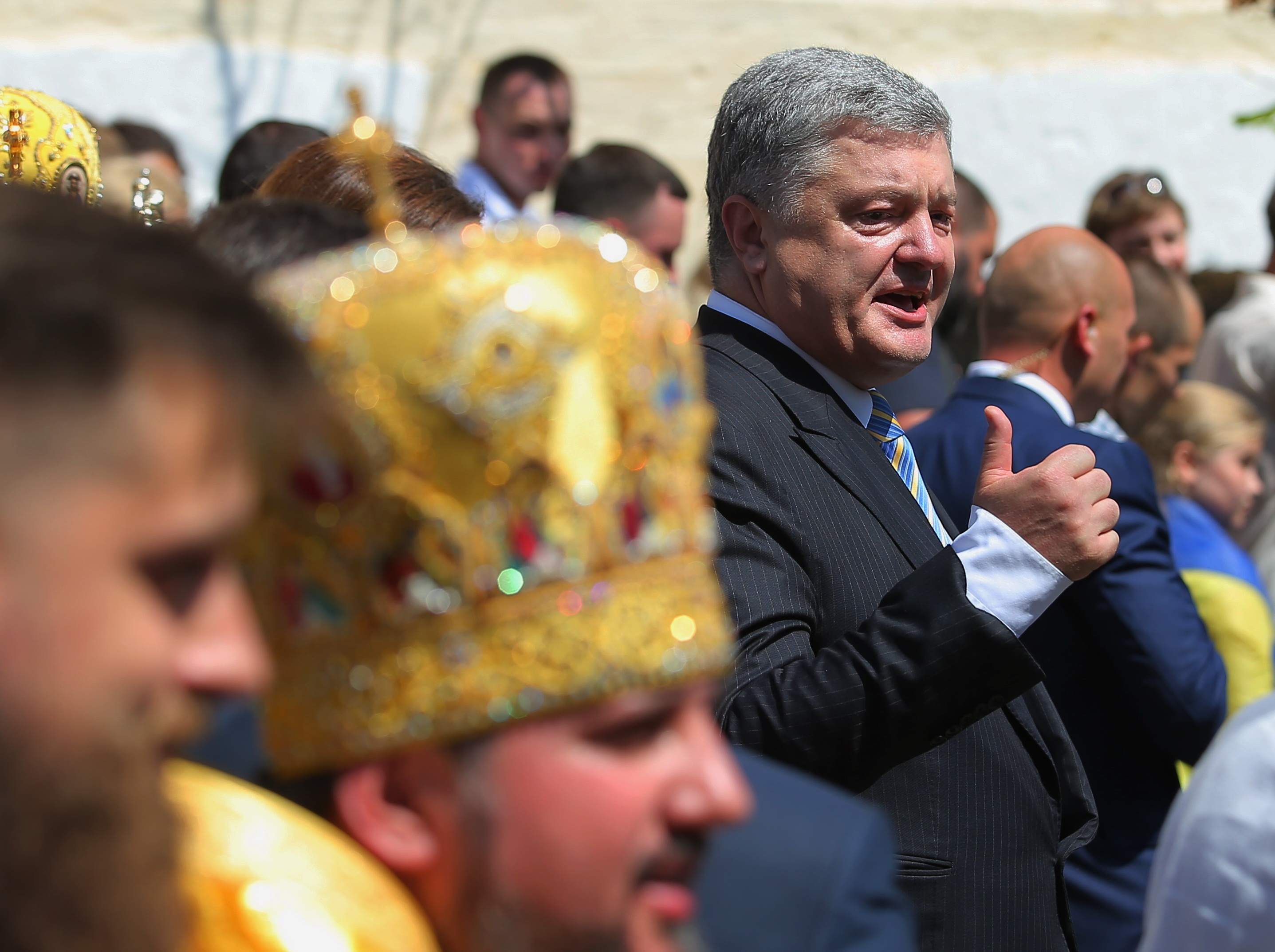 Nemzetbiztonsági kockázatnak tartja az orosz ortodox egyházat az ukrán elnök