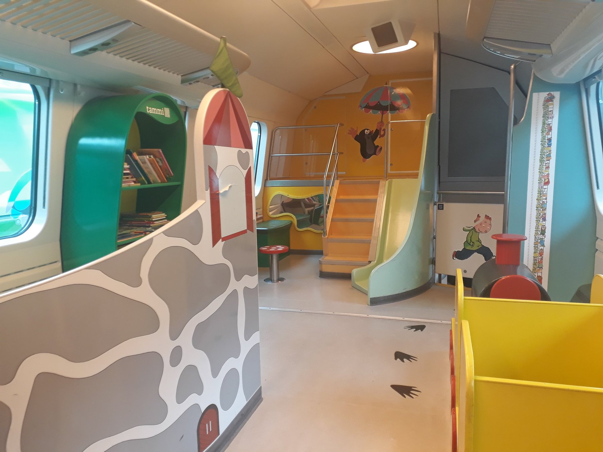 Gyerekeknek kialakított játszókocsik vannak a finn intercityken