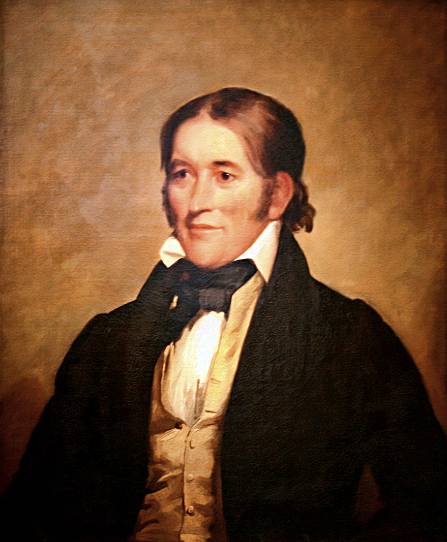 Davy Crockett egy 1834-es portrén. Akkor még nem tette magáévá, amit a legendák ráaggattak.