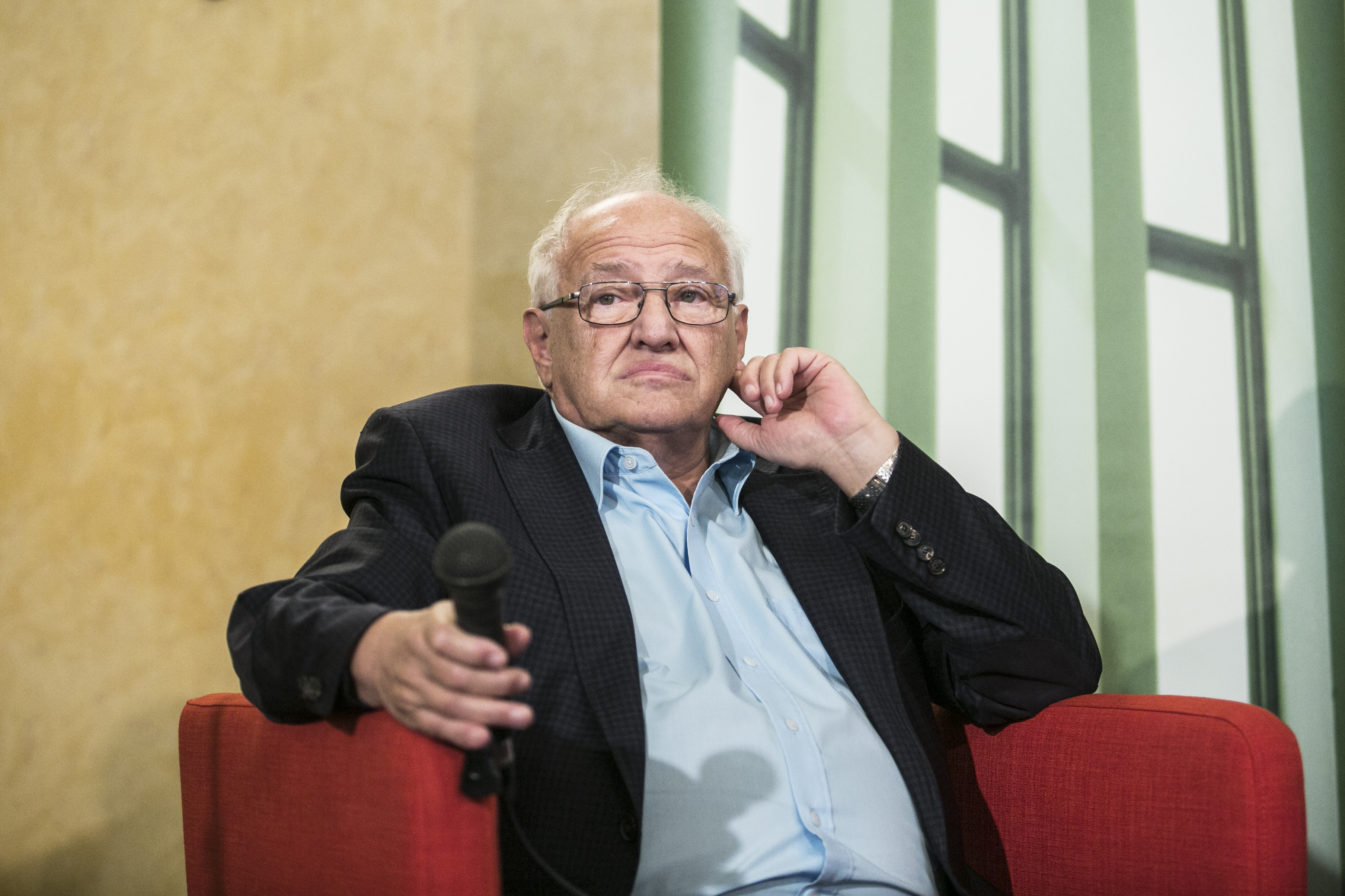 Kolosi Tamás 2018 szeptemberében, a Petőfi Irodalmi Múzeumban rendezett vitán.