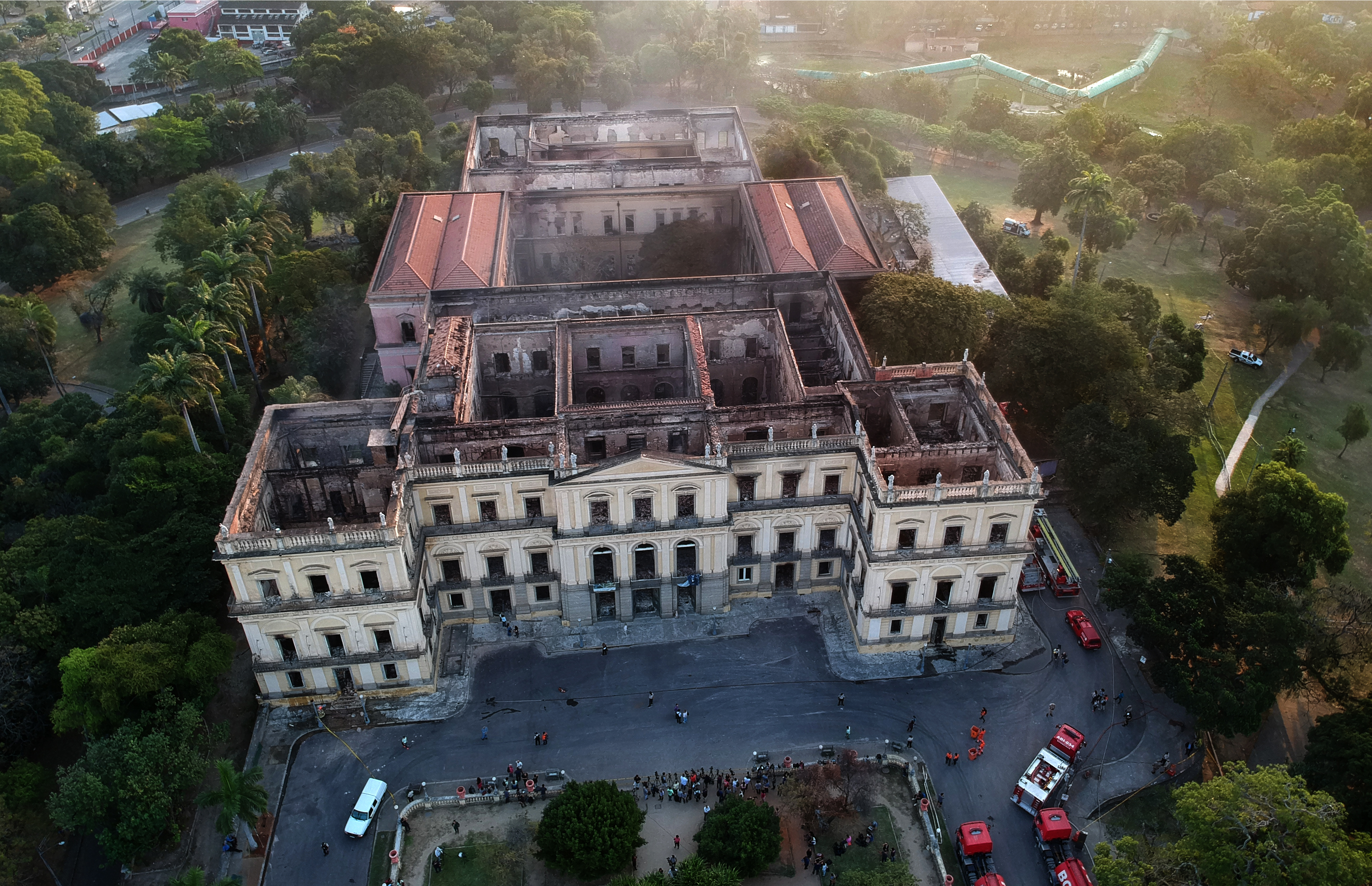A megszorításokat okolják a brazil Nemzeti Múzeum tűzvészéért